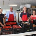 Sie sind bereit für die Ausgabe der Lebensmittel: der Ausgabeleiter der Tafel Daniel Zimmermann, der ehrenamtliche Koordinator der Tafel Holger Glimm, Propst Dennis Pistol und Sabine Willert von der Diakonie des Kirchenkreises Rendsburg-Eckernförde (v. Sie sind bereit für die Ausgabe der Lebensmittel: der Ausgabeleiter der Tafel Daniel Zimmermann, der ehrenamtliche Koordinator der Tafel Holger Glimm, Propst Dennis Pistol und Sabine Willert von der Diakonie des Kirchenkreises Rendsburg-Eckernförde (v. links).